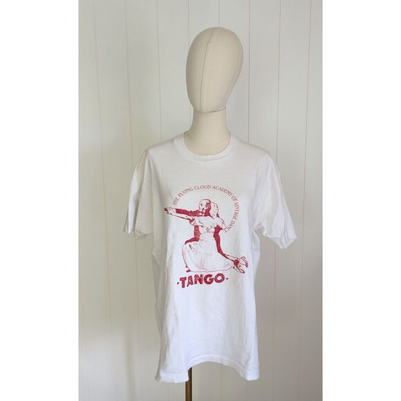 Single Stitch Tango T-Shirt - M - Flying Cloud Academy of Vintage Dance - Picture 1 of 6